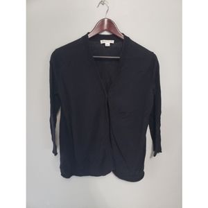 Pendleton plus linen blend black cardigan sweater size 1X new